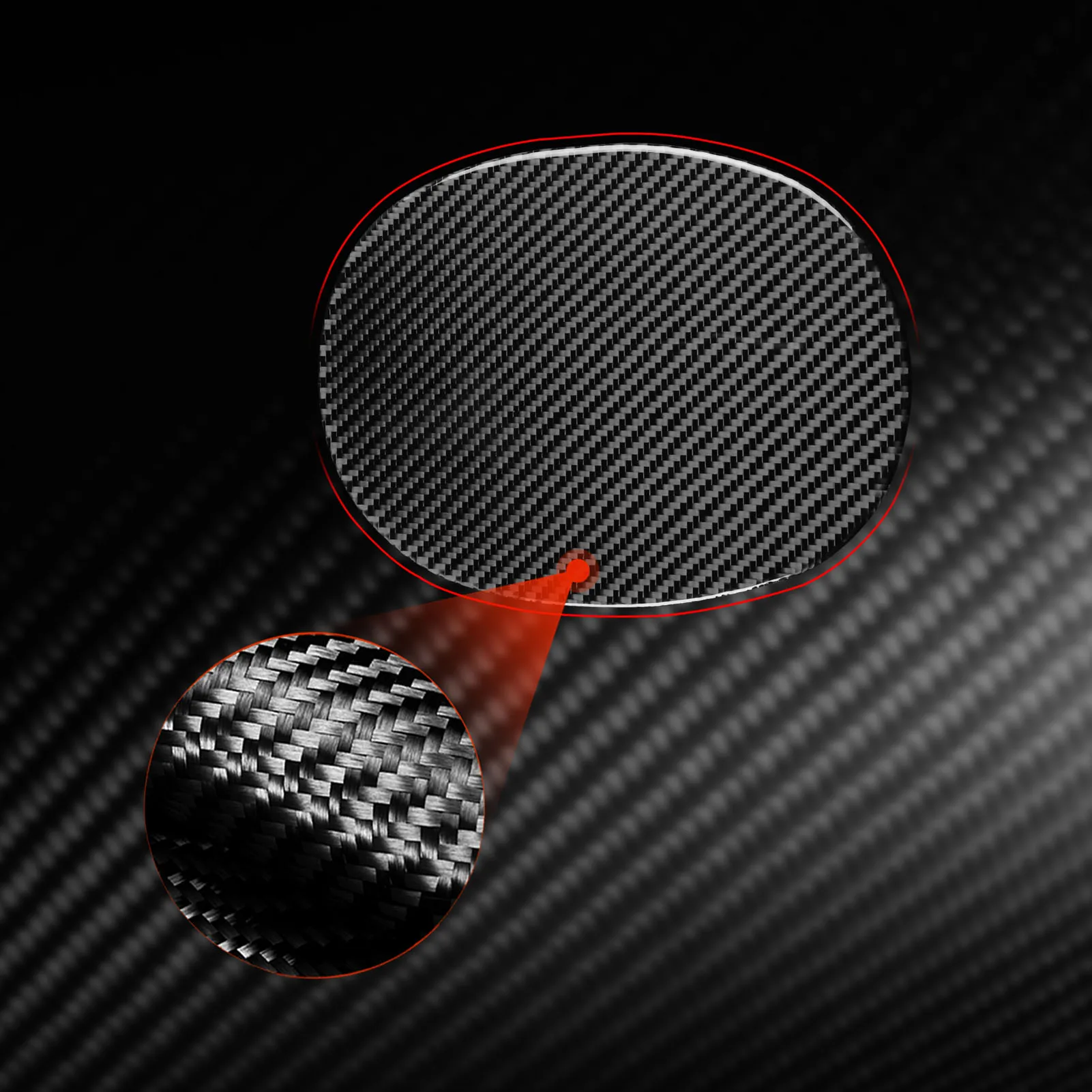 For Infiniti FX35 FX45 S50 2006 2007 2008 Carbon Fiber  Fuel Cap Automotive Interiors Trim Accessories Decoration Stickers