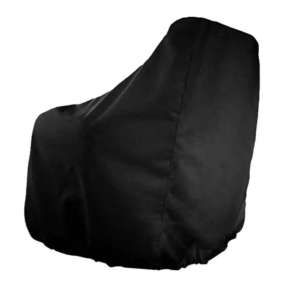 Chair 's Seat Protection Captains Covers Pontoon Boat Marine Black