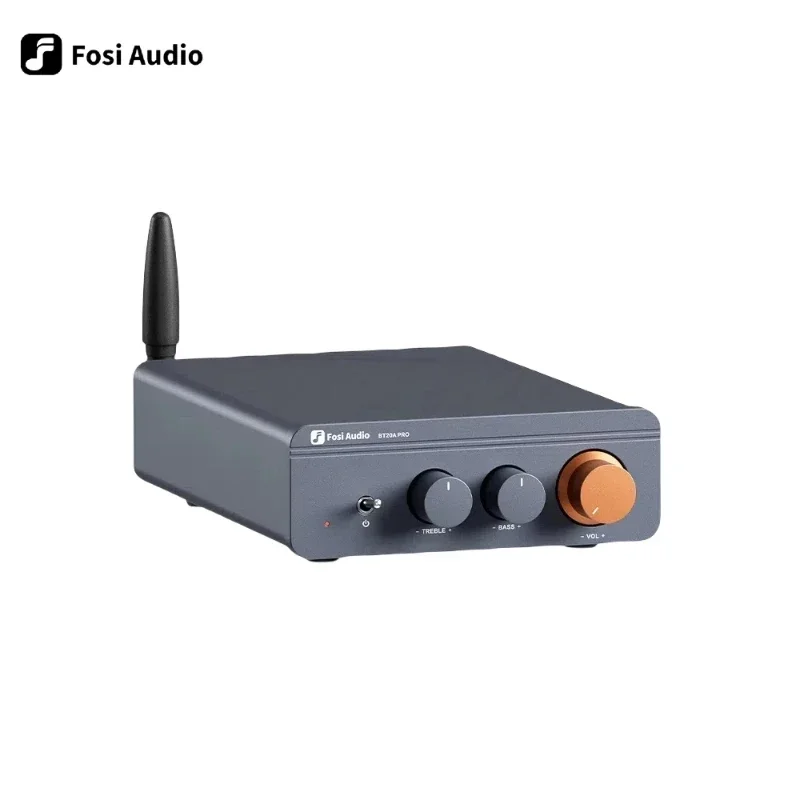 Fosi Audio BT20A 프로 하이파이 오디오 미니 파워 앰프 TPA3255 디지털 블루투스 5.0 최대 출력 600W 2.0 채널