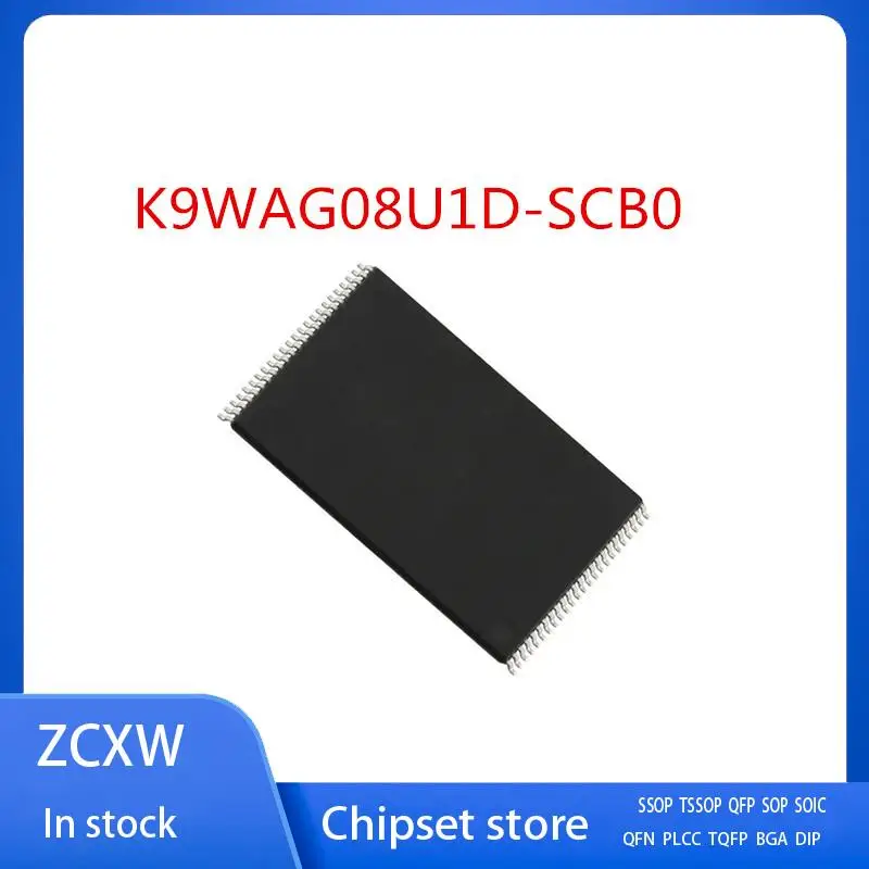New  2Pcs/Lot  K9WAG08U1D-SCB0  K9WAG08U1D   TSOP48