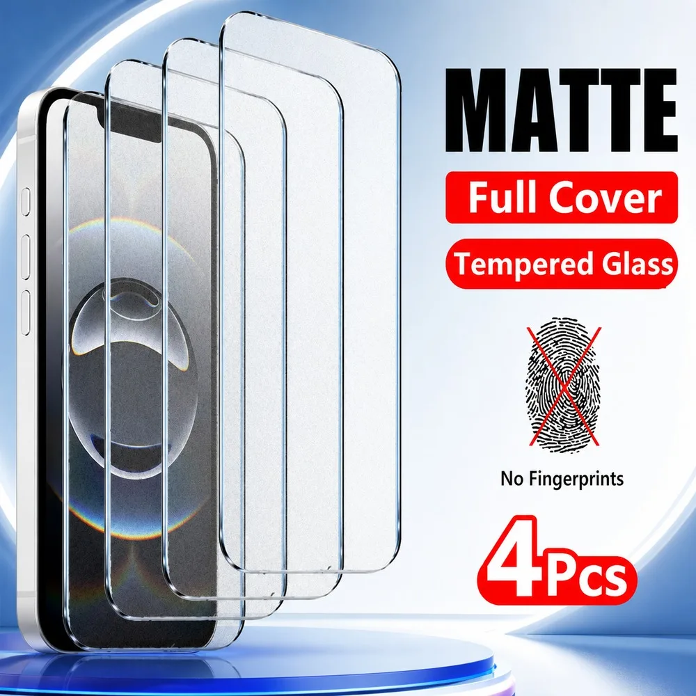 4PCS Matte Tempered Glass For Samsung Galaxy S26 Ultra S26+ S26 Anti Glare Screen Protector For Samsung Galaxy S26 FE S25 Ultra