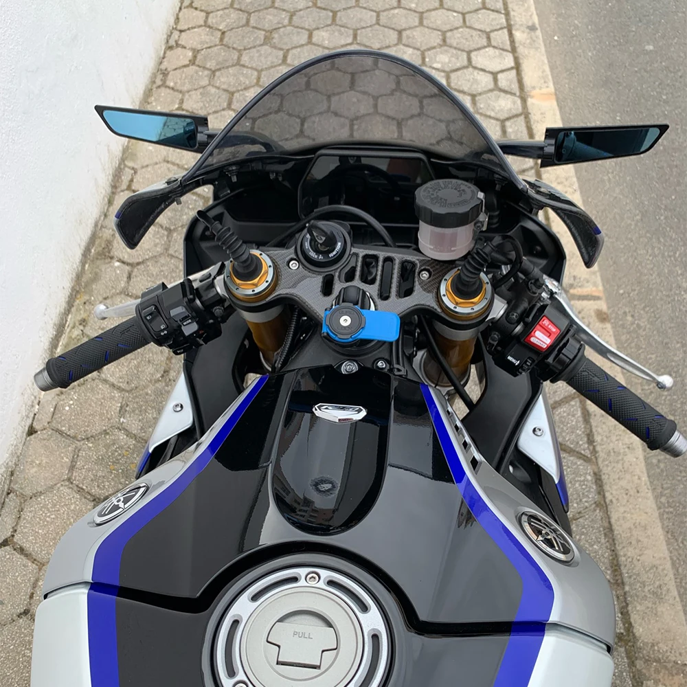 Motorcycle Mirrors For Yamaha YZF R7 YZFR6 2021-2023 Stealth Mirrors Sports Winglets Mirror Kit Adjustable Mirrors Wing Mirrors