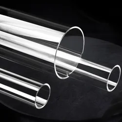 Transparent Acrylic Perspex Tube Aquarium Fish Tank Water Supply Garden Plexiglass Pipe 5mm To 250mm