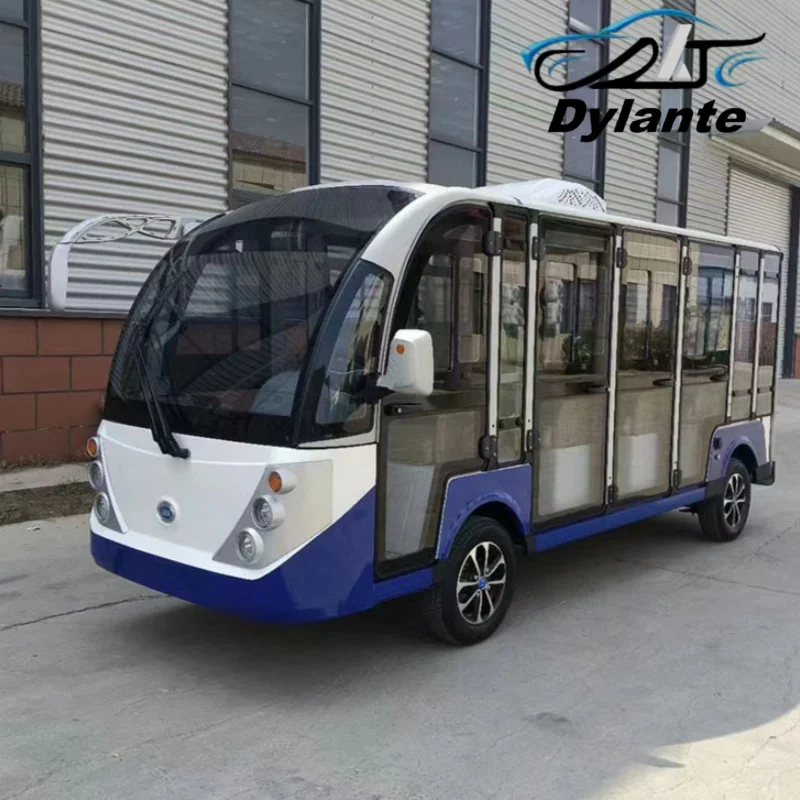 

Hot Selling 11 14 Seater 72V Lithium Micro Pure Electric Closed Tourist Bus Shuttle Bus New Energy Made In China Stable Quality