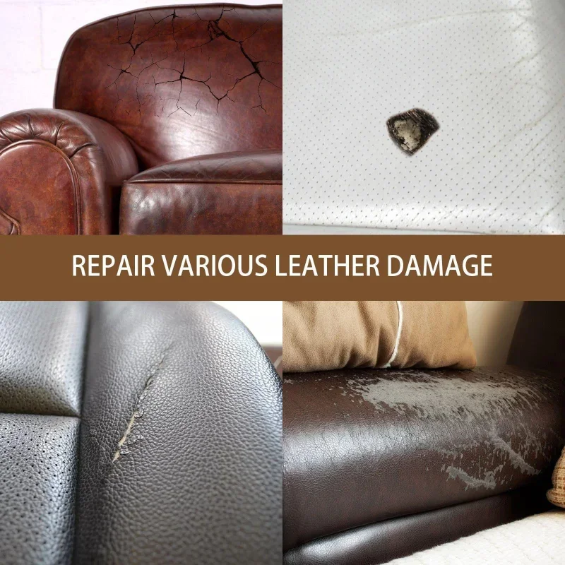 20ml Leather Repair Gel Colorful Repair Scratches Cracks Home Car Seat Leather Complementary Refurbishing Cream Repair Paste view 3