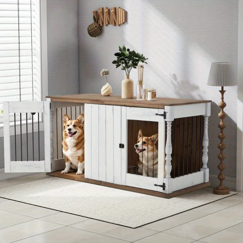 Erommy 62" Wood Dog… - image