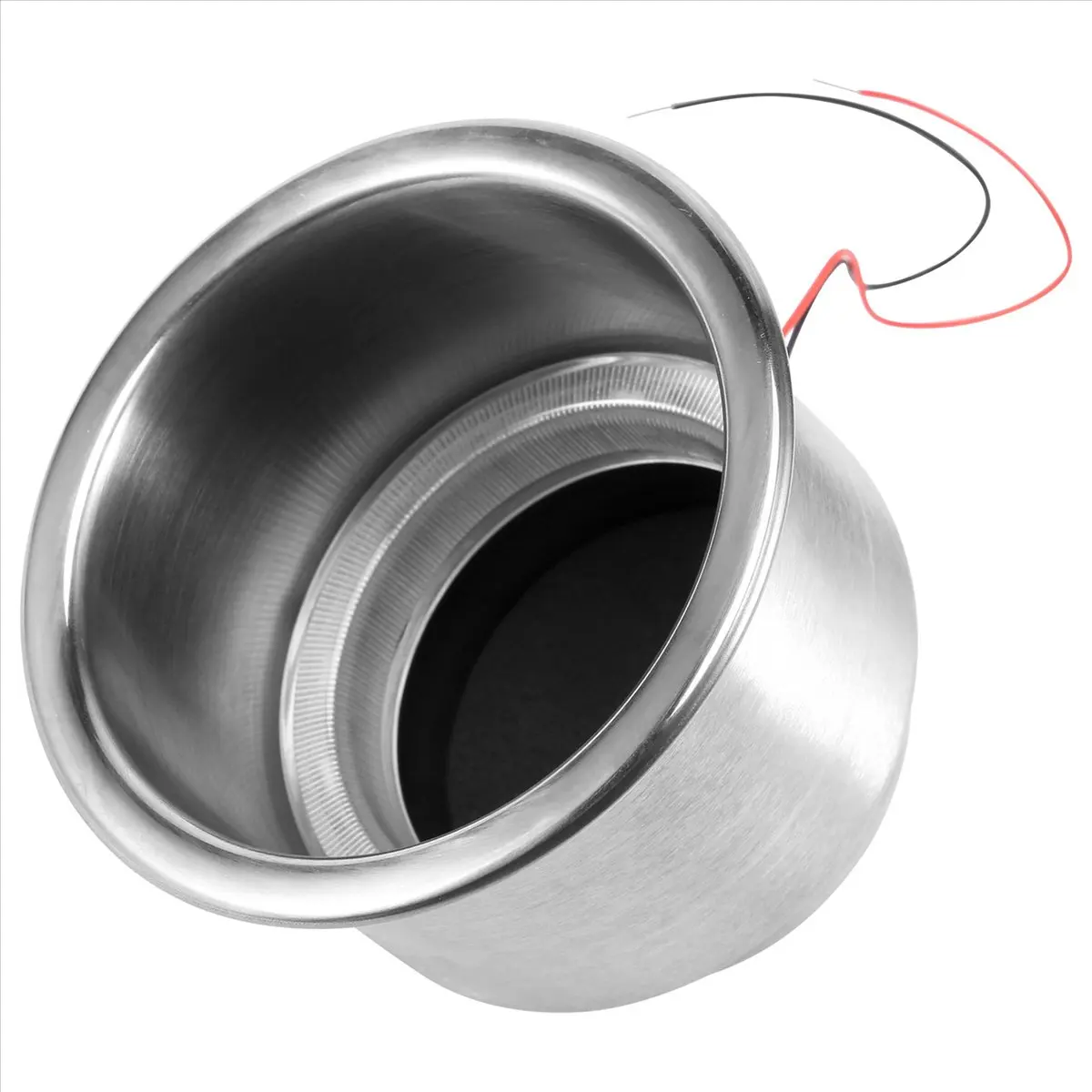 [MEGAL SALE]Led Light Drink Holder Led Recessed Stainless Steel Cup Drink Holder Cup Shape for Car Marine Boat
