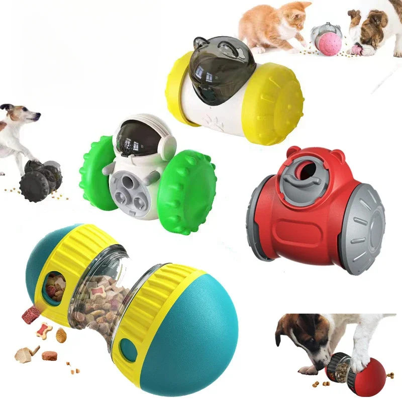 Tumbler Dog Toy Super Ball Self-hi Puzzle Dog Slow Food Rotating Food Leak Pet Toy