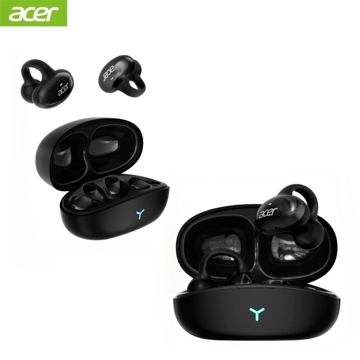 Acer الأذن كليب سماعات TWS كليب على آذان بلوتوث 5.4 سماعات الأذن دولبي جودة الصوت AAC/SBC سماعات رأس رياضية لاسلكية OHR206 #2