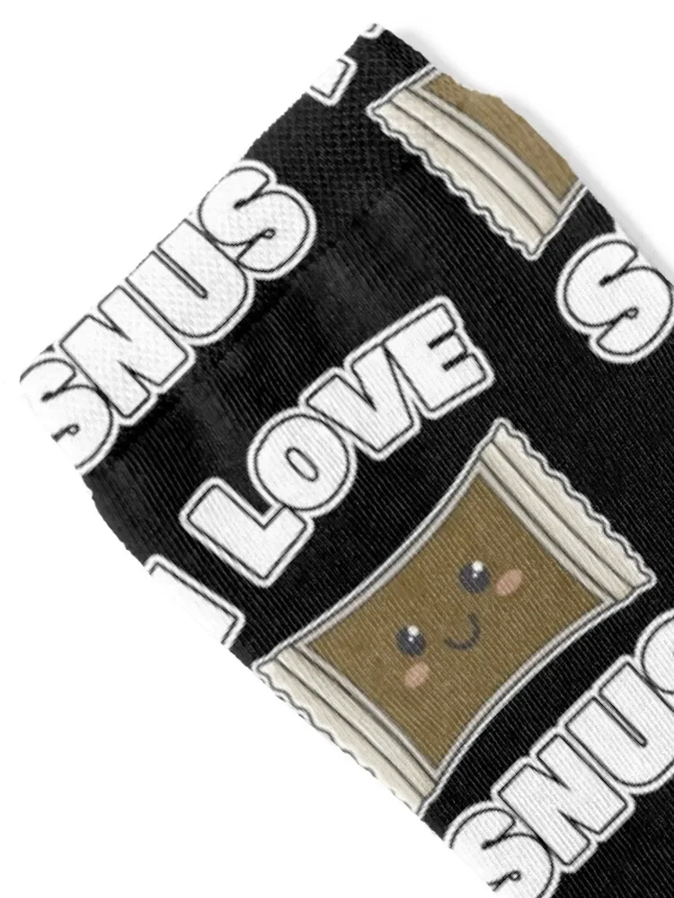 Swedish Snus I Love Snus Socks men cotton high quality Christmas winter thermal happy Men's Socks Women's