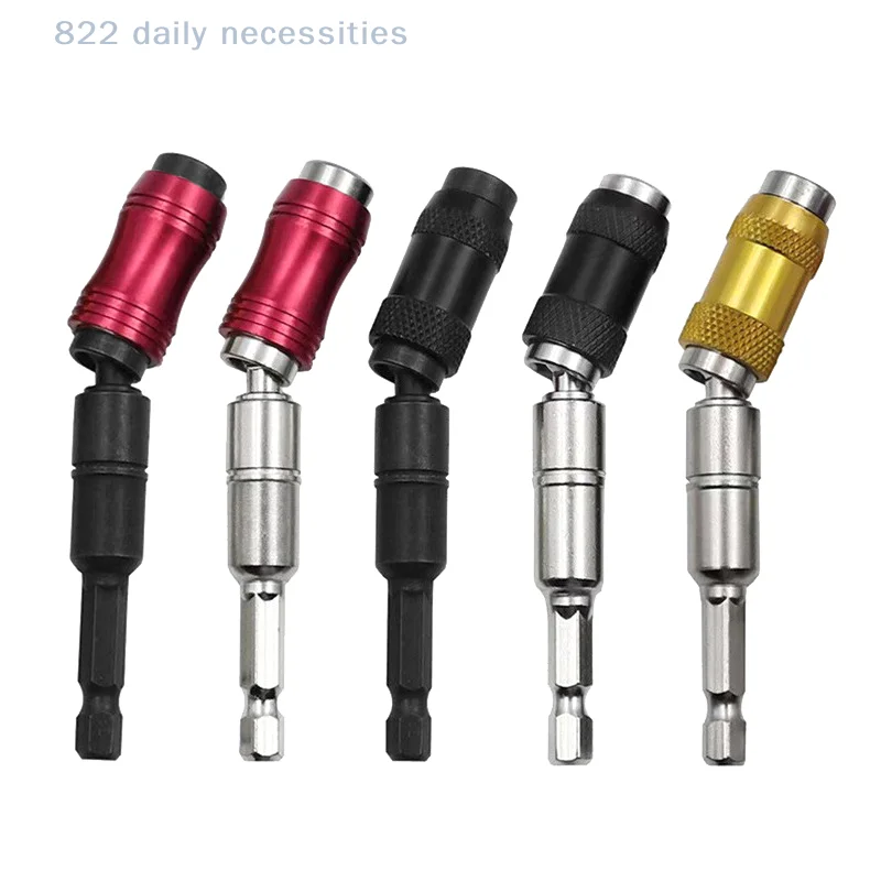 1/4 Inch Hex Magnetic Screw Drill Tip Quick Change Locking Bit Holder Drill Screw Tool Drive Guide Drill Bit Extension Rod
