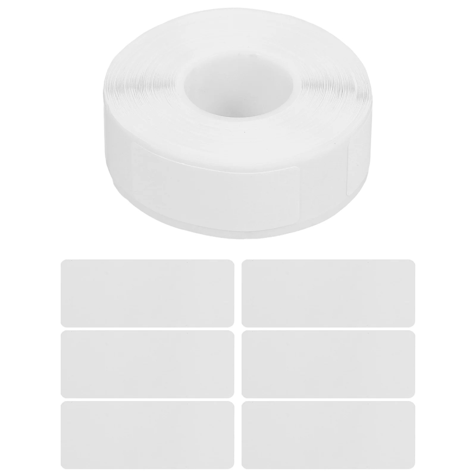 

Самоклеящаяся бумага для этикеток, прямоугольные термоэтикетки, цена, Термочувствительная клейкая белая наклейка с именем для офиса