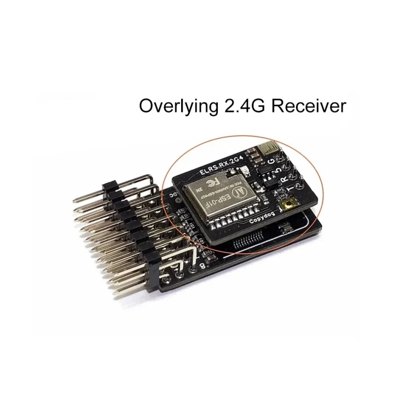 ELRS CRSF to 8CH PWM Converter Board HV Servo Support 6S Telemetry Adapter for FPV Drone RC Accessories