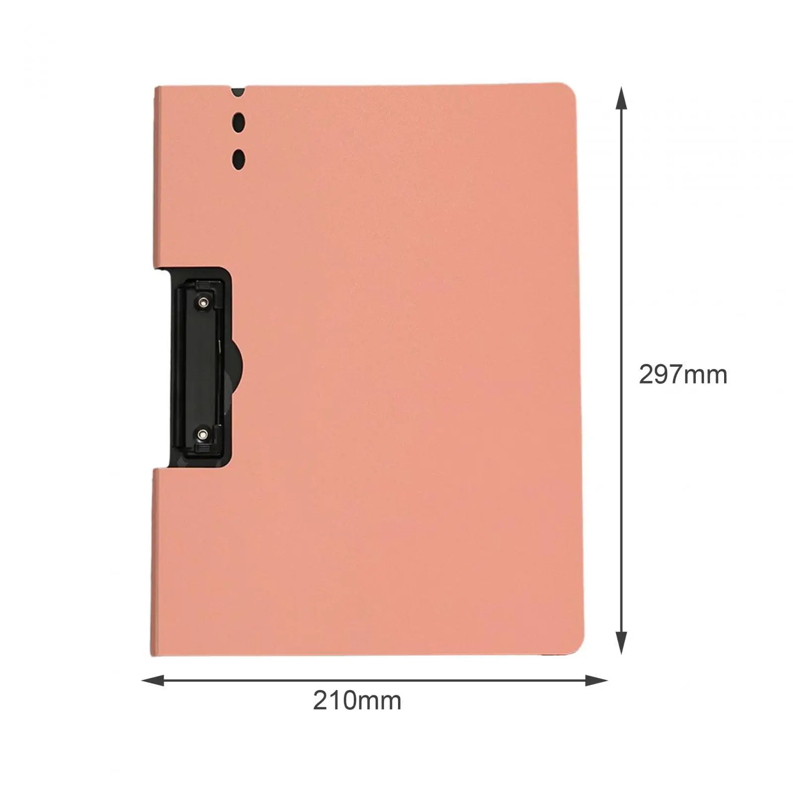 2x A4 File Folder Clipboard Letter Multipurpose Reusable Clamp Binder Document Folder for Homework Essays Class Notes, Notes