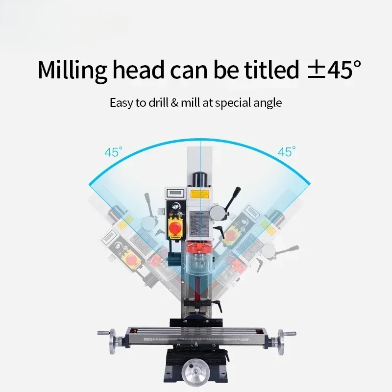 for TCV36 Brushless Motor Vertical Mini Metal Milling Drilling Machine