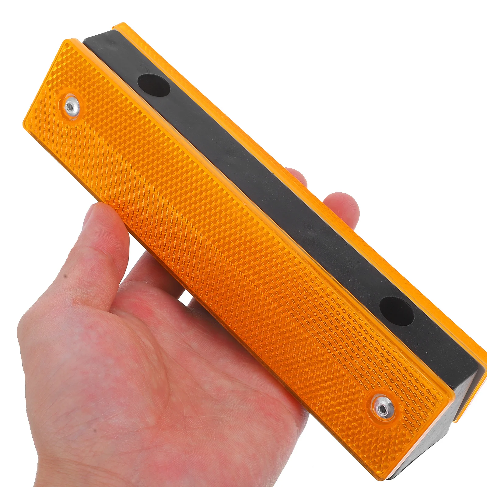 2 قطعة علامات الطريق العاكسة مستطيلة عالية الوضوح علامات الرصيف العاكسة درب Delineators عاكس الطريق