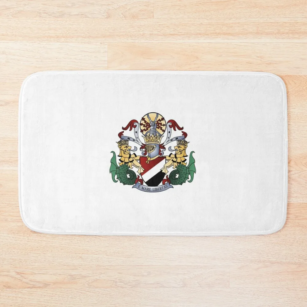 

Coat of Arms of the Principality of Sealand Bath Mat Mats In The Bathroom Bathroom Carpets Bathroom Carpet Set Kit Mat