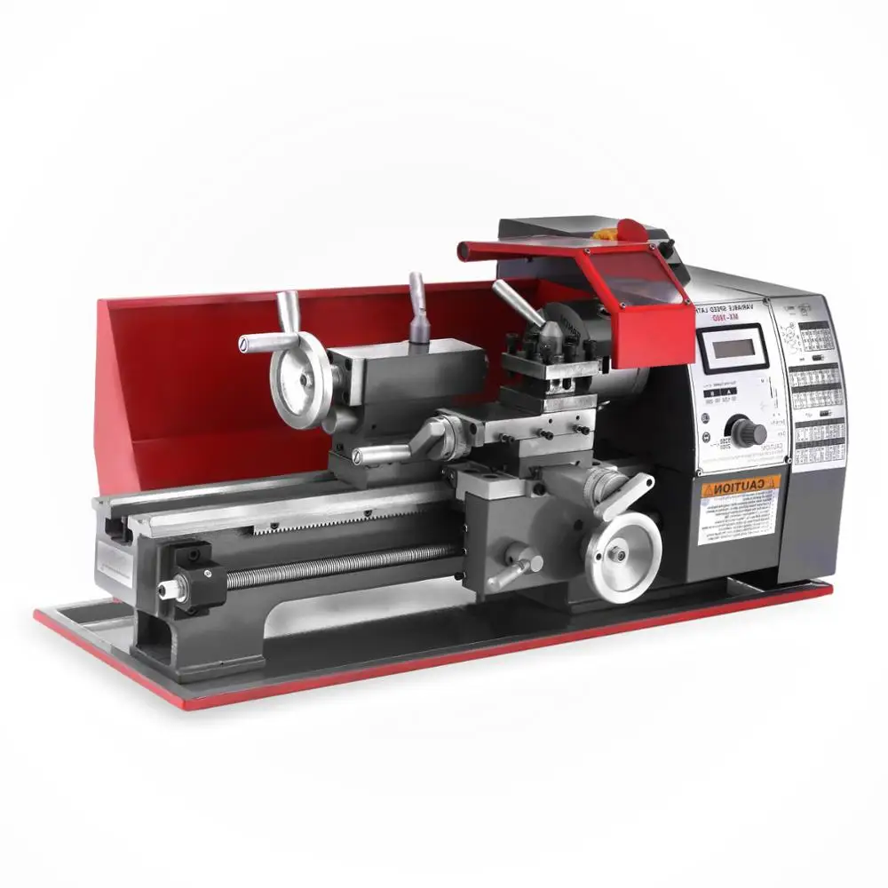 

Variable Speed 180 Mini Lathe Machine 600W Manual Bench Metal Mini Lathe