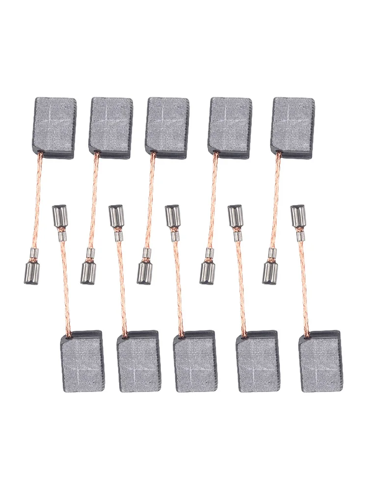 10pcs Electric Grinder Replacement Carbon Brush Spare Parts For WU900 WU829 WU816 WU771 Electric Motors Brush 6x11x15mm