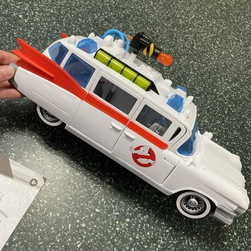 Hasbro Ghostbusters Track Trap Ecto-1 Assembled Fright Ecto-Stretch Tech Slimer Accessory Figure Model Car Toys Desktop Ornament