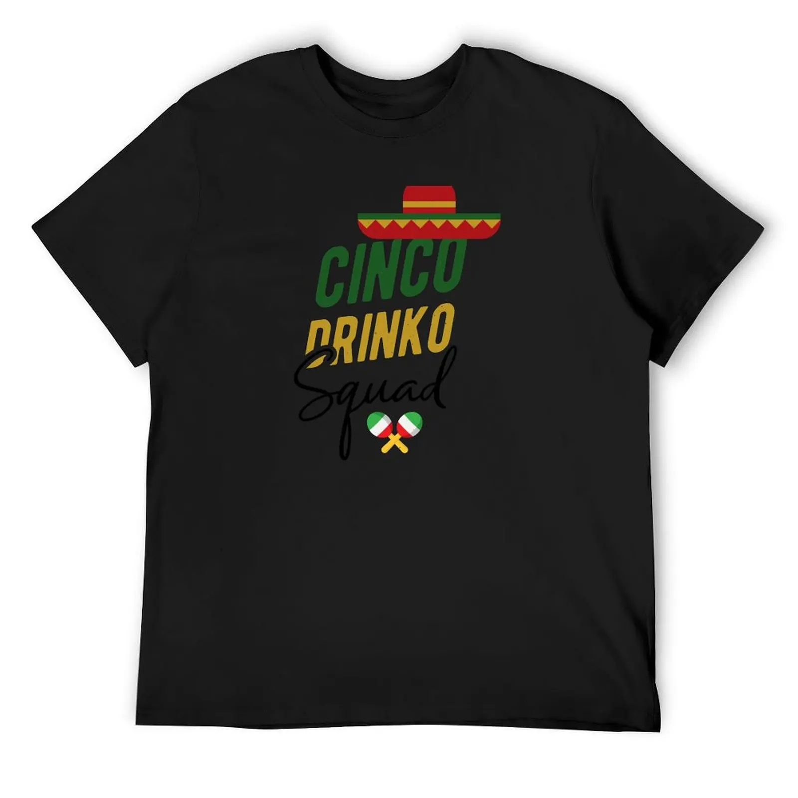 Cinco drinko squad, funny Cinco de mayo sayings for cinco de mayo lovers. T-Shirt summer tops vintage t shirt men