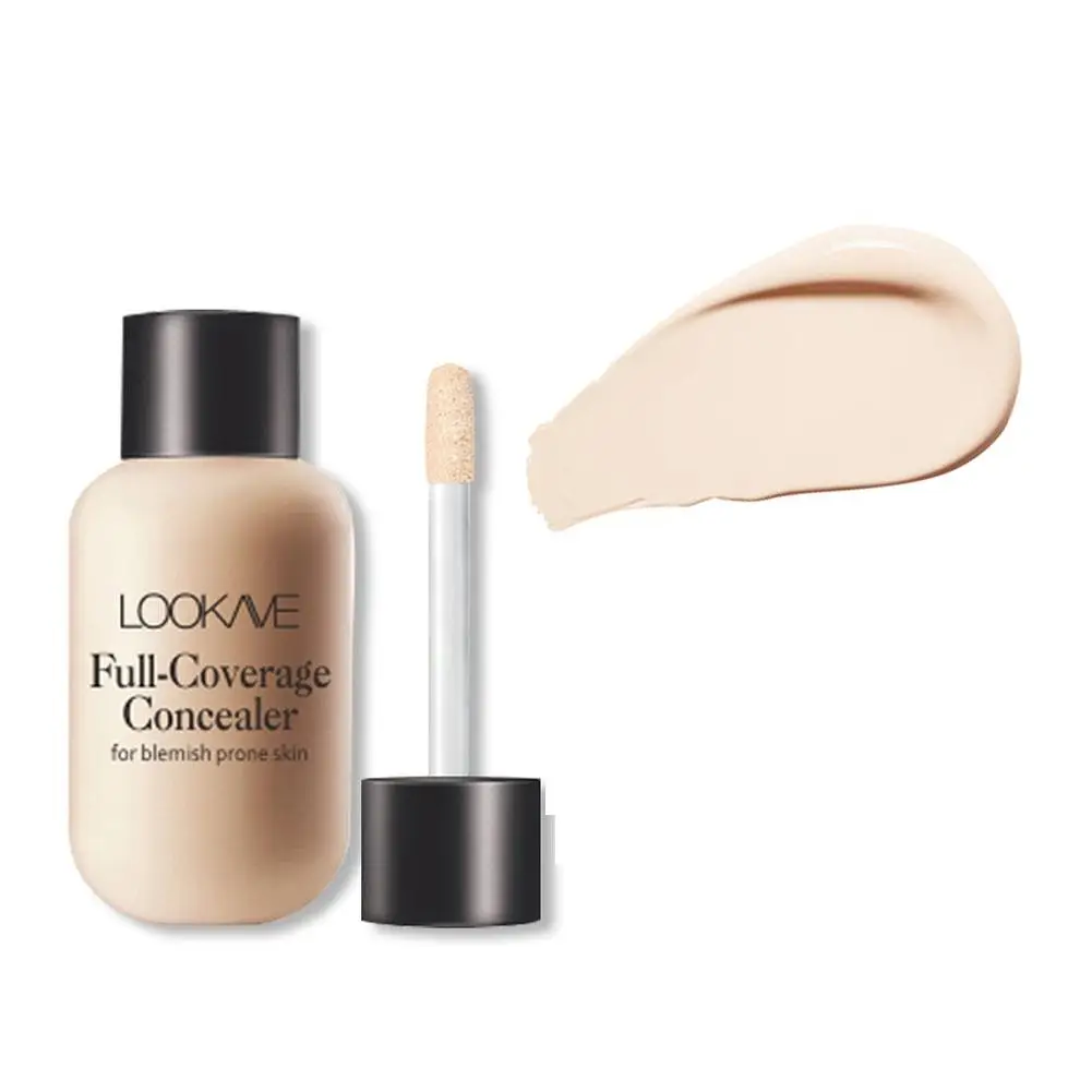 Crema correctora de ojeras para acné, cobertura completa, base líquida impermeable, aceite mate, Control de maquillaje, cosméticos, último H5k1