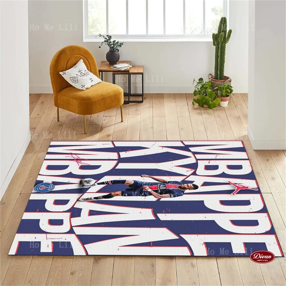 Gift For Fans Football Match Customizable Carpet Decorative Floor