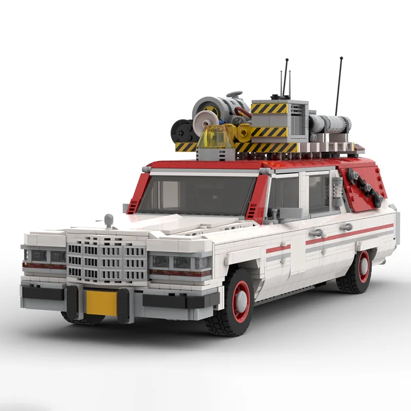 

MOC Ecto-1 классические фильмы MOD Speed Champion классическая модель автомобиля спортивный автомобиль гоночная детская игрушка подарок технология строительные блоки