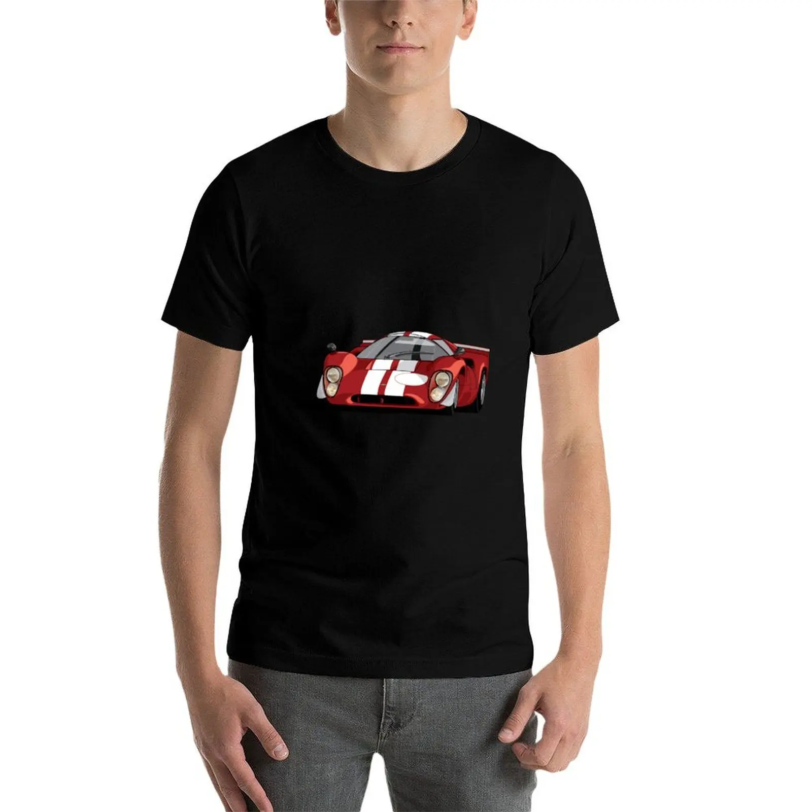 Lola T70 MKIII - Red T-Shirt anime t shirts oversize man graphic t shirt t shirt for man T-Shirt