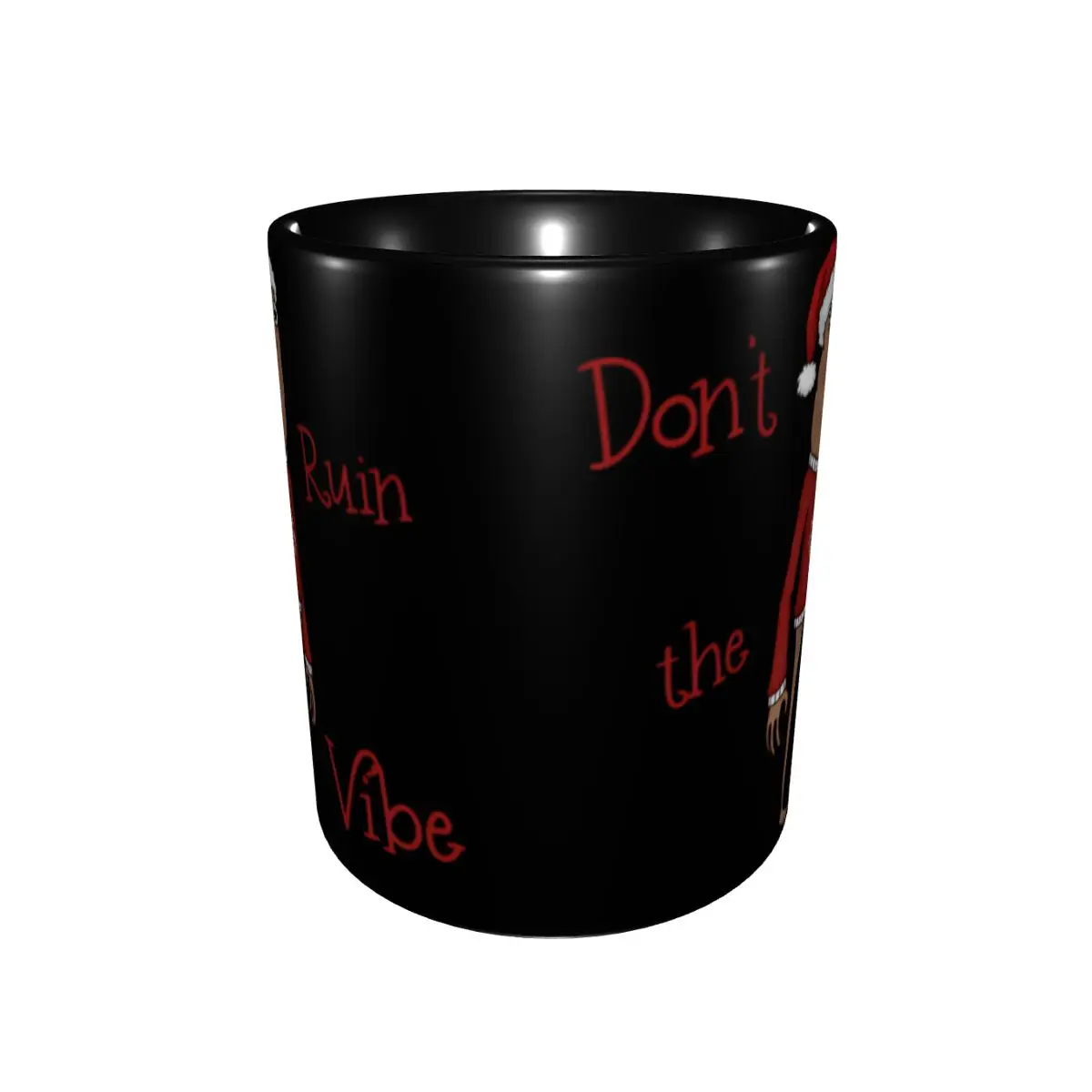 Don't Ruin The Vibe Vintage Christmas Marcus The Worm Meme Merch Coffee Mug Fun Cup Gifts For Woman Man