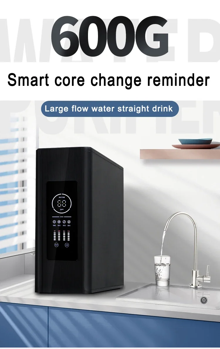 Smart Home Drinking 100 GPD Water Purifier RO System Reverse Osmosis for Daily Use