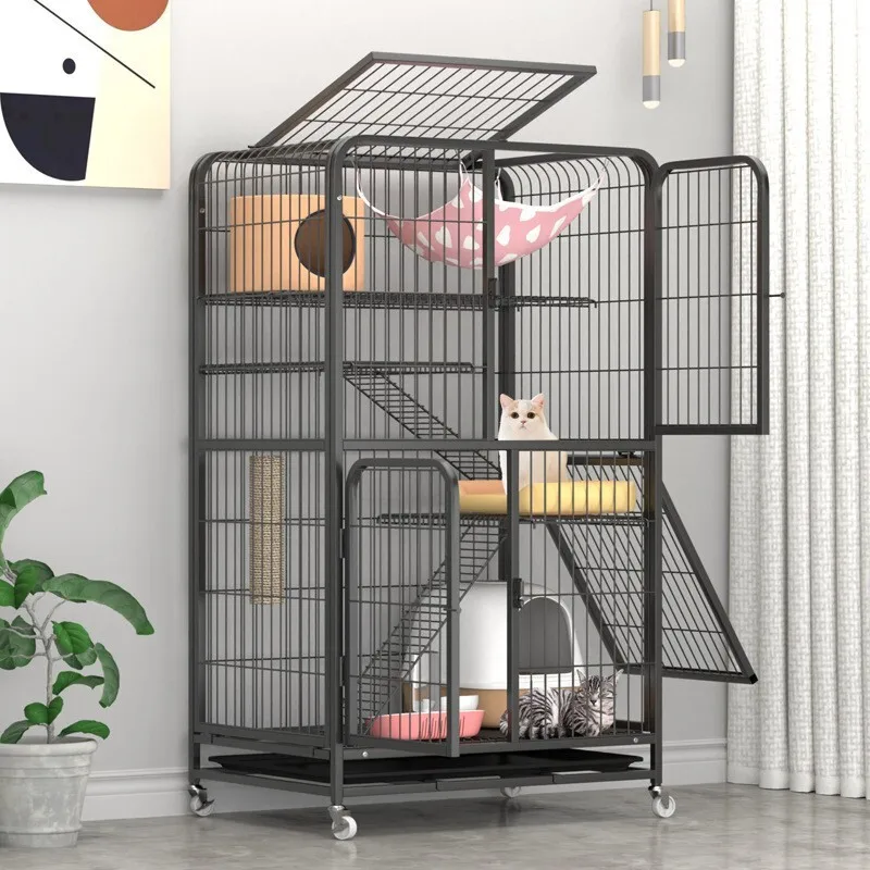 ]Large Free Space Combination Cage Three Layer Crawler Rack Cat Nest