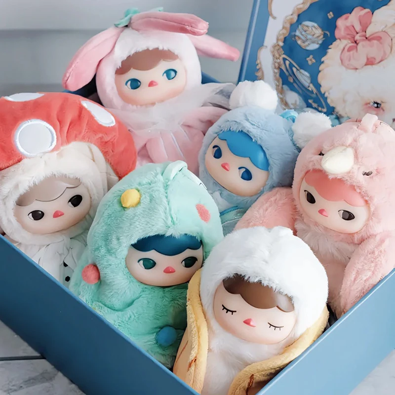 

New Pucky Elf Forest Party Series Authentic Kawaii Unicorn Baby Vinyl Plush Doll Toy Backpack Pendant Bag Decoration Gift