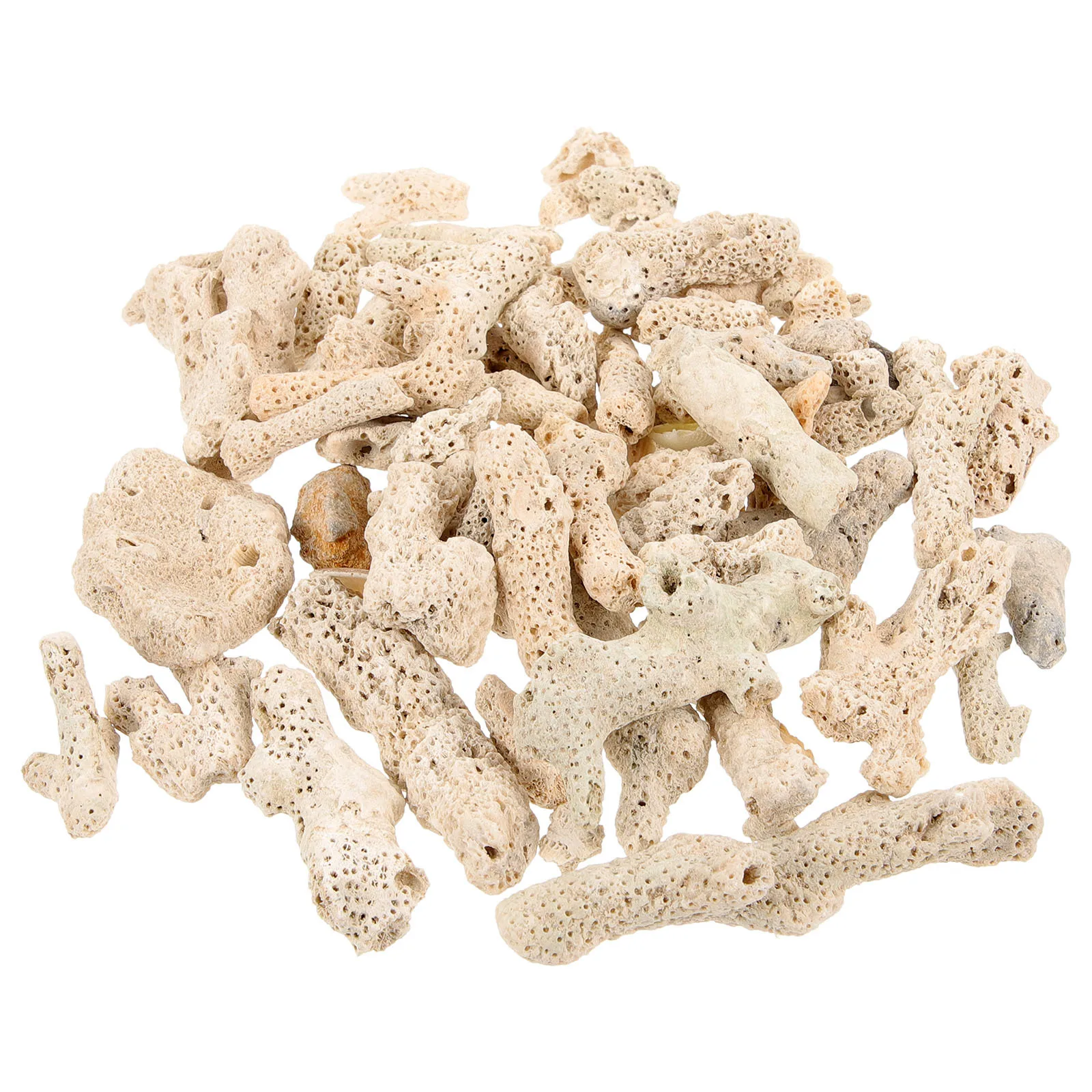 

1 Set Reusable Coral Sand Substrate Aquarium Filter Media Natural Filtration Material For Fish Tank Fresh Saltwater Pond Turtle