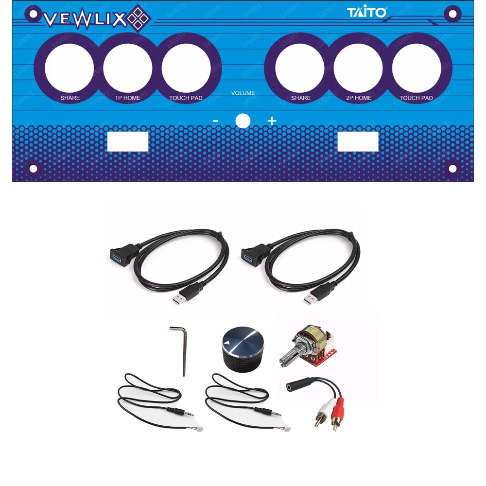 vewlix/chewlix acrylic panel TAITO VEWLIX complete set of accessories Vewlix Control Panel