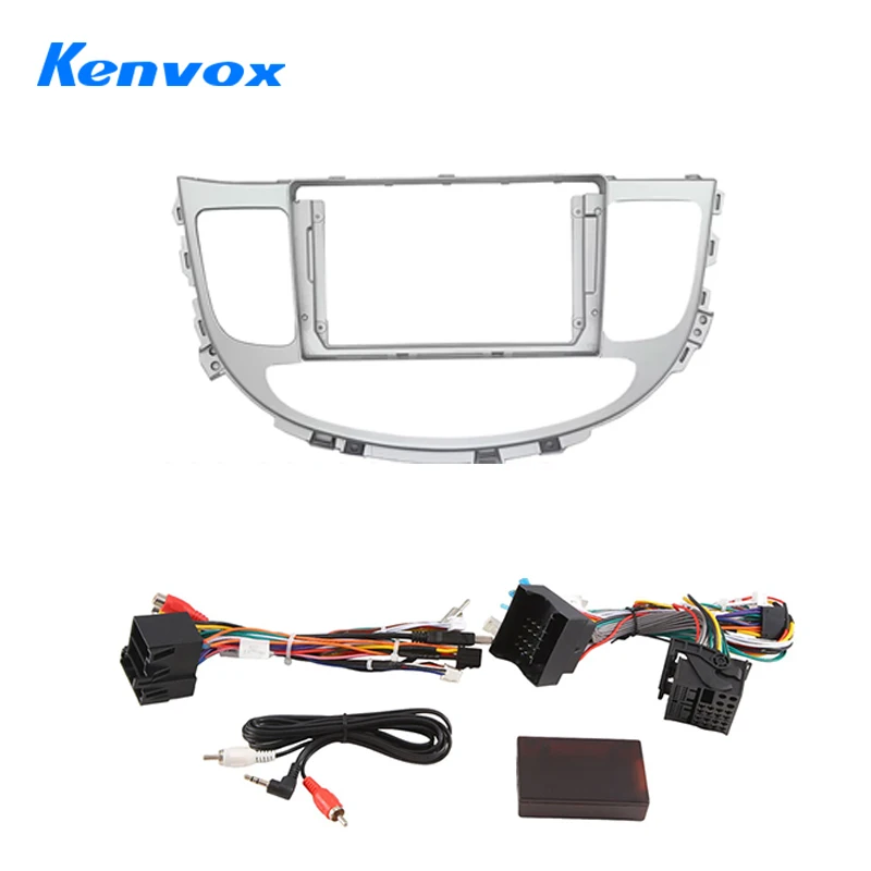 For Hyundai Rohens Genesis Coupe 2008 2013 Android Car Radio Installation Fascia Frame Multimedia Player Panel Dash Mount Kit