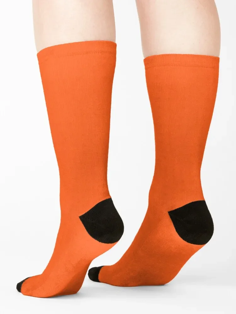 Neon Orange Socks christmas stocking Running short Children\'s Mens Socks Women\'s