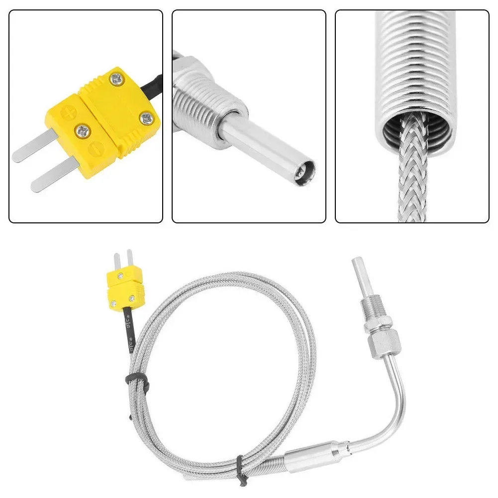 Imagem -03 - Sensor de Temperatura Termopar Egt tipo k com Acessórios de Compressão Npt de Conector de Sonda do Sensor de Temperatura de Gás