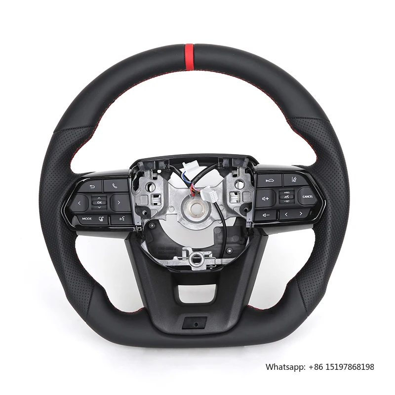 GR Sport Volante Leather Steering Wheel for Toyota Landcruiser 79 Series LC200 LC300 LC 300 Prado 150 Hilux 4runner GR 4 Runner