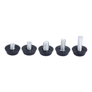 Pieds de nivellement pour meubles, 10 pièces, diamètre réglable M8/M6 * 7-11mm, vis filetée, support pour équilibre, canapé, Table, coussin de chaise, protection du sol