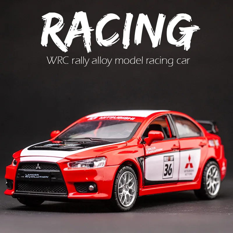 1:32 Mitsubishis Lancer Evolution IX 9 Alloy Racing Car Model