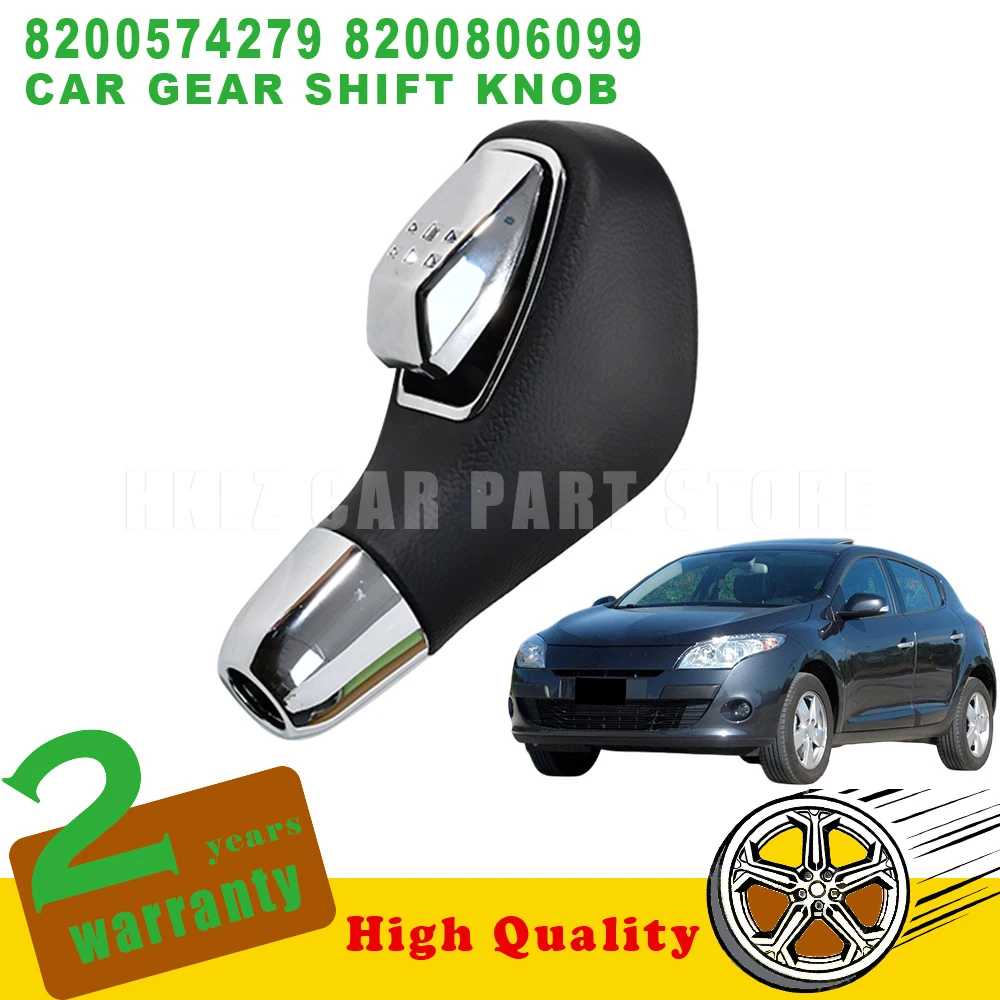 For Renault Fluence Megane Laguna MK3 Gear Shift Knob black New OEM 8200806099 8200641407 Automatic 6 Forward car accessories