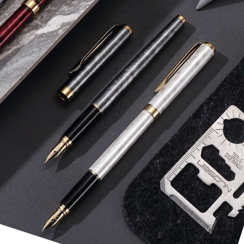 

Перьевая ручка PILOT Cavalier Brass F M с пером 0.5/0.7 мм и мраморным узором FCAN-3SR – Новогодний подарок, японская элитная канцелярия