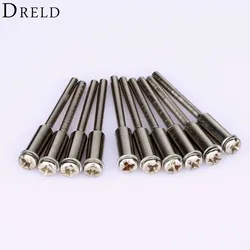 Support de roue à tronçonner pour outil lointain, mandrin de polissage, disque à tronçonner en diamant, tige de 2.35mm, accessoires Dremel, 10 pièces