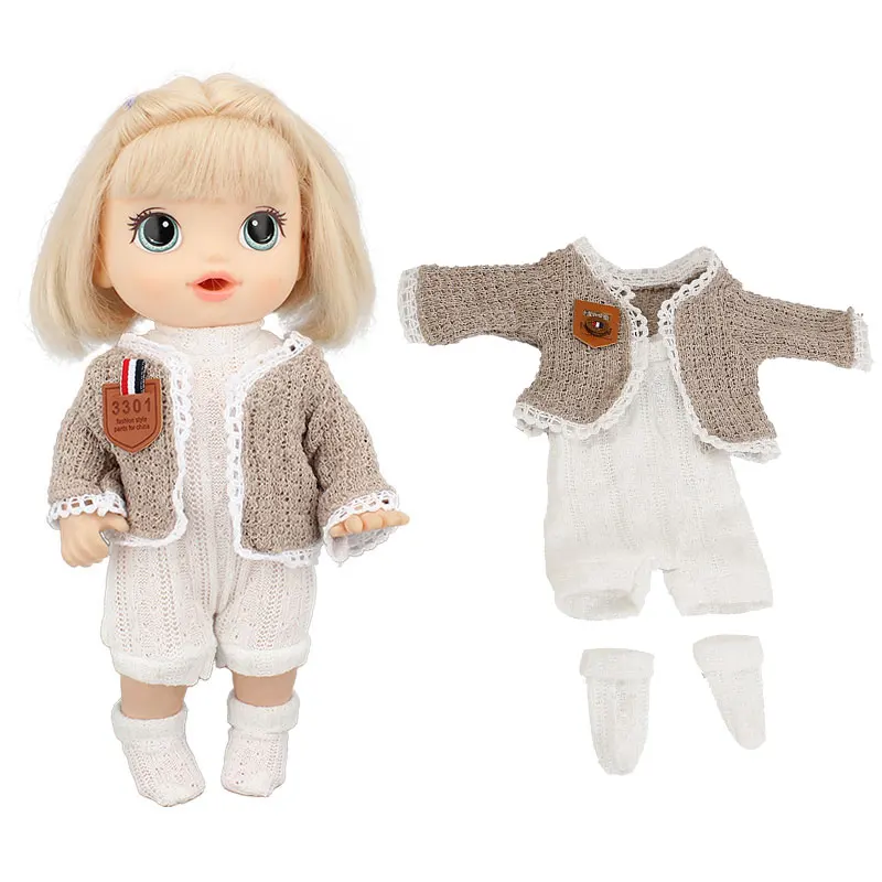 2022 Doll Clothes Sweater suit  Wear For 12 Inch 30 cm Baby Alive Doll Clothes And Accessories