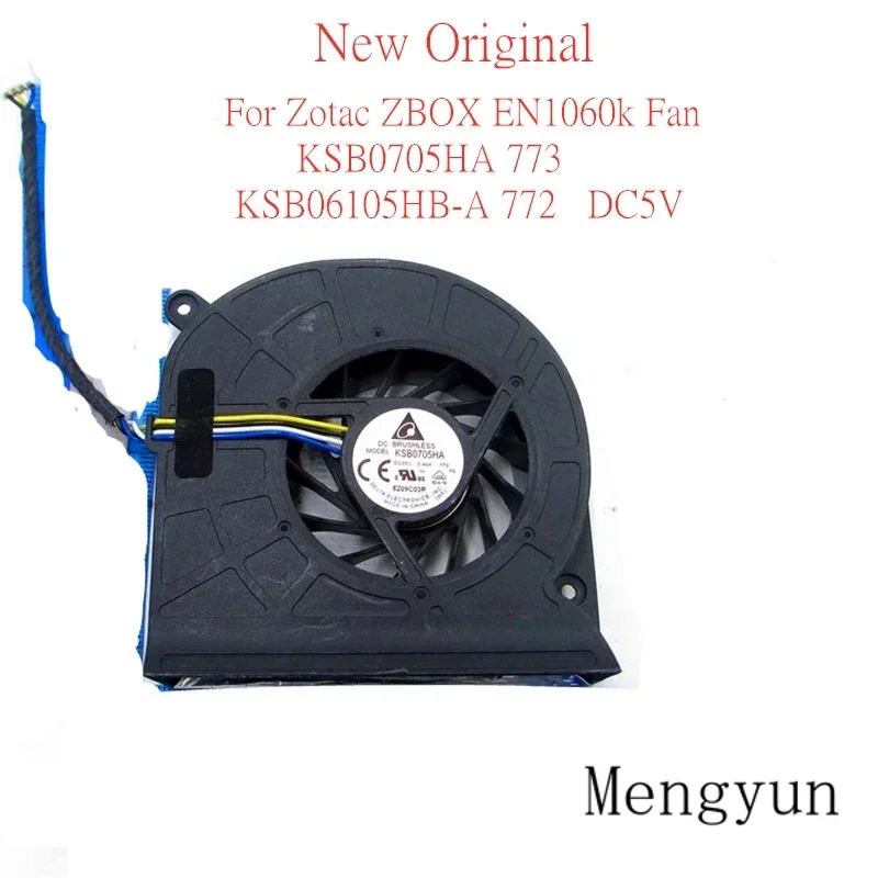 New Original laptop CPU GPU cooling fan for zopac zBox en1060k fan ksb0705ha 773 KSB06105HB-A 772 dc5v