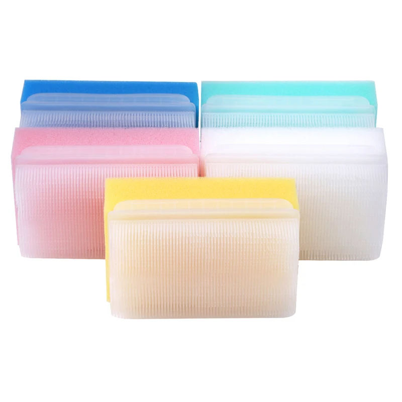 5pcs/pack Children Sensory Brush Baby Bath Sponge Brush Surgical Hands Denture Cleaning Brush Sterile Sponge Scrub Bristle Brush