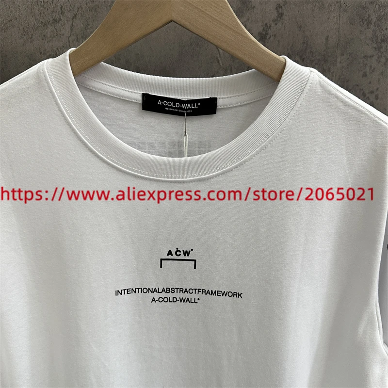 2024ss A COLD WALL T Shirt Men Women 1:1 Best Quality T-shirt Oversize A-COLD-WALL* Tee ACW Tops