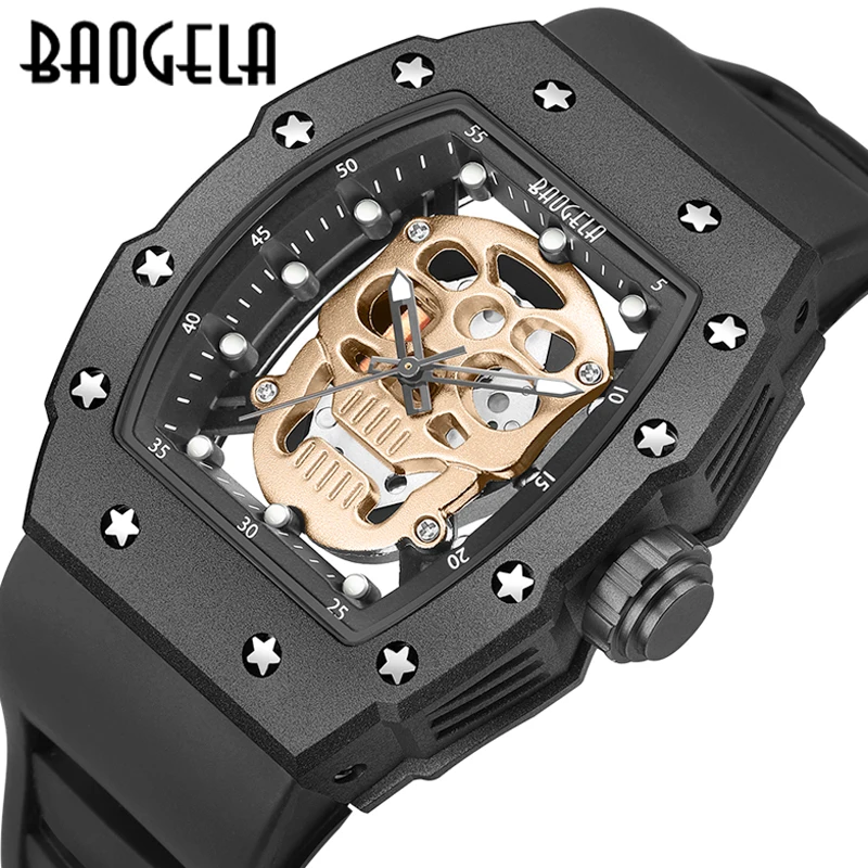 Fashion Watch For Men Luxury Top Brand Sports Quartz Watches Waterproof Chronograph Wristwatch Relogio Masculino Silicone Strap