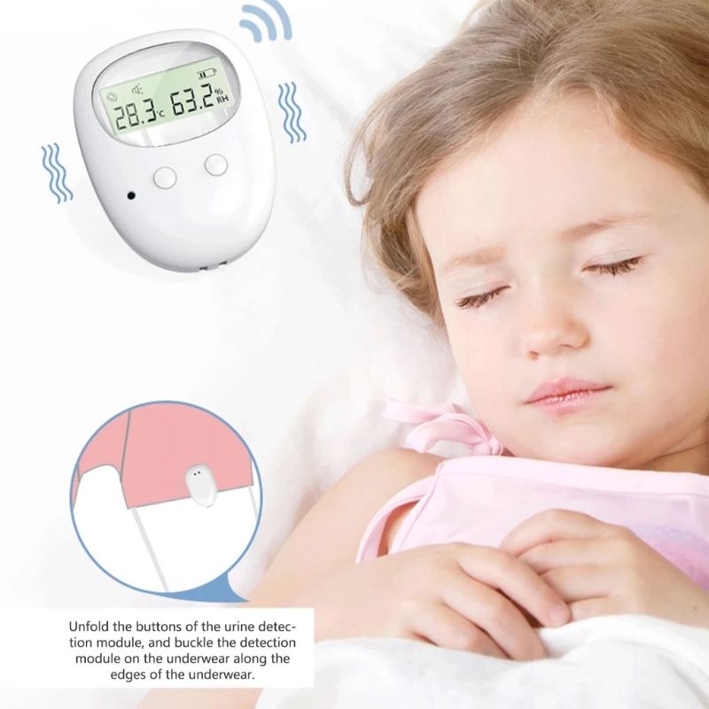 Nocturnal Enuresis Alarm Bedwetting Alarm for Kids Boys Girls Elderly Adults